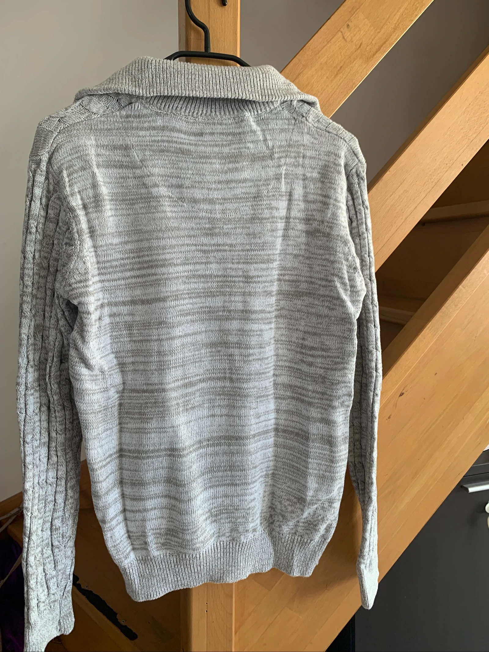 Indicode men's grey twisted sweater – Size M – New – photo 2